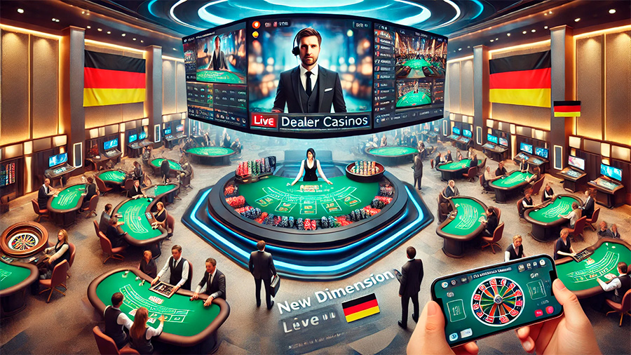 Live dealer casinos represent